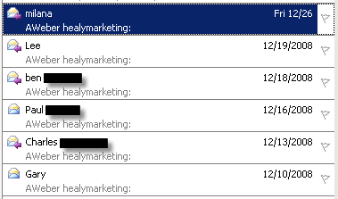 December 2008 Copywriting Leads