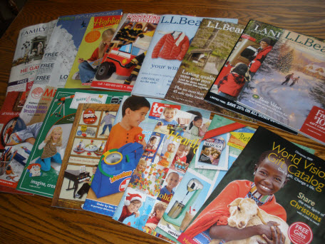 A Sampling of Holiday Catalogs from 2009