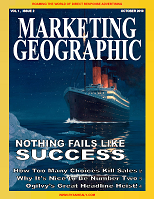 Marketing Geographic Cover