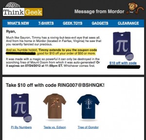 Timmy's Message from Mordor
